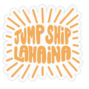 jump ship lahaina sticker